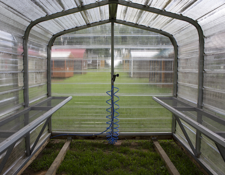 Village Barns - transparent greenhouse